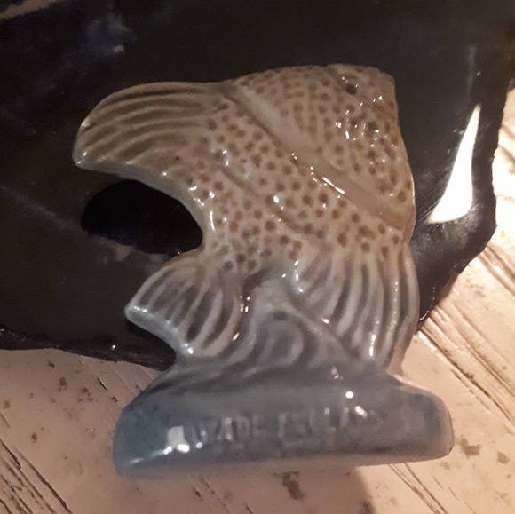 SALE!! Red rose tea Wade England collectable angel  fish. 3 - Picture 7 of 7